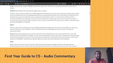 First Year Guide to Computer Science at UofT SG