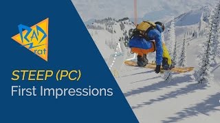 Steep PC First Impressions (beta) | Snowboarding | Skiing video game