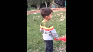 Little Boy Hits Dad In The Balls