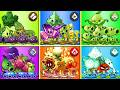 PvZ 2 - 6 Teams Plant &amp; Vine &amp; Mint Battle - Who Will Win? - Team Plant vs team Plants