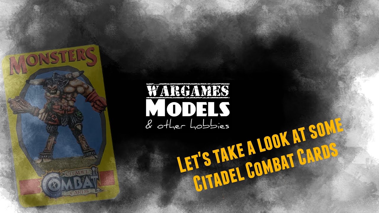 Let's take a look at some Citadel Combat Cards Monsters - YouTube
