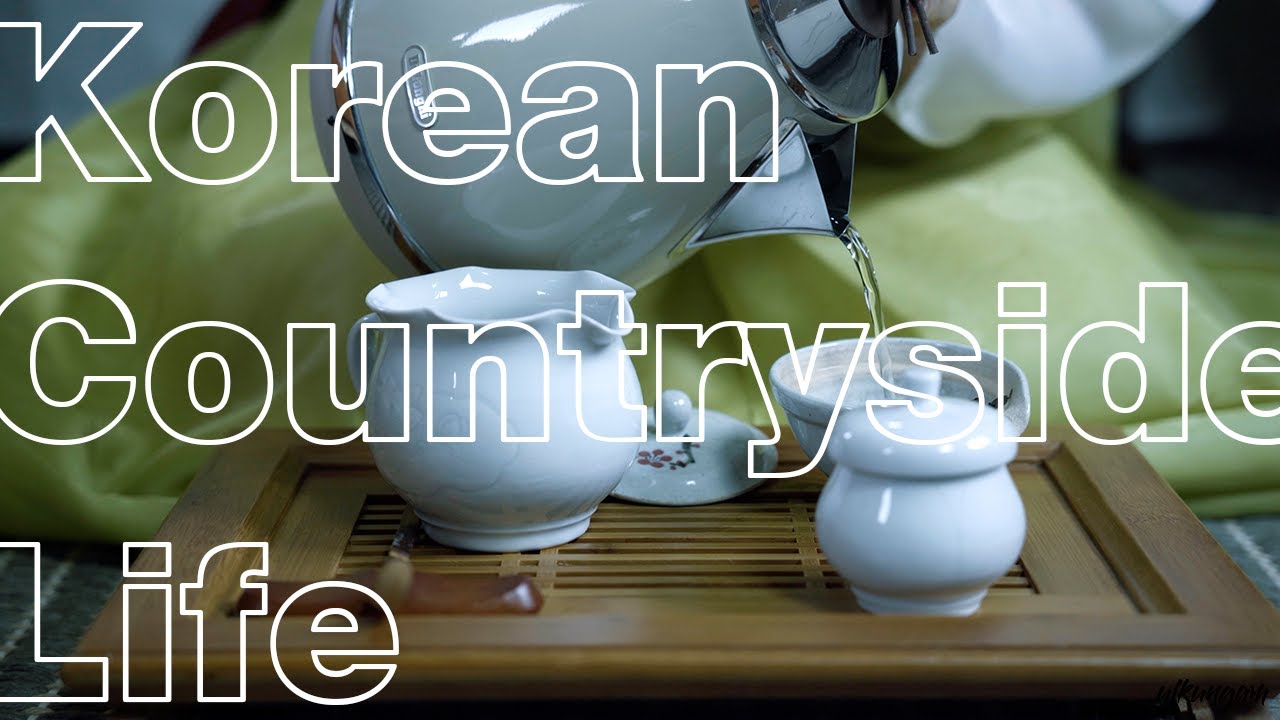 Proper way to enjoy green tea Korean countryside life [eng] YouTube