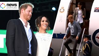 Harry and Meghan blasted as 'eco hypocrites' for taking private jets