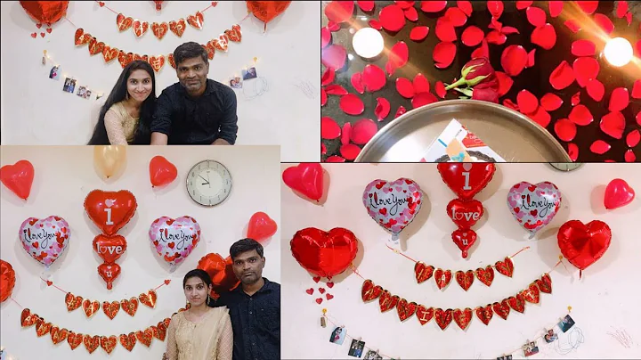 Simple Anniversary Decoration Ideas | Low Budget Anniversary,Birthday Party Decoration idea at home😍