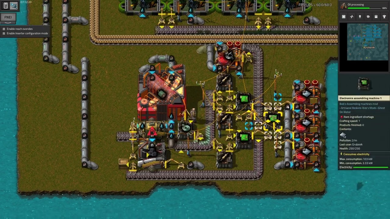 Grubsniks Factorio Seablock 5.16 Speedrun - Part 15 - Ramping up green science