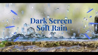 Black Screen Soft Rain Unique Ultra Low Pitch for Sensitive Sleepers Most Womb like