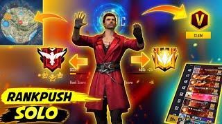 Solo Rank Push With K Character | K Character Ability New Update | Solo Rank Push Tips And Tricks 🎯