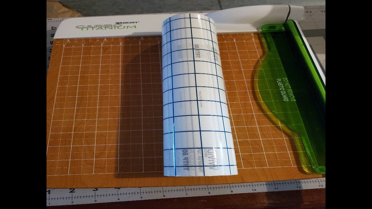 VViViD Transparent Medium Tack Vinyl Transfer Roll w/Grid for Signage ...