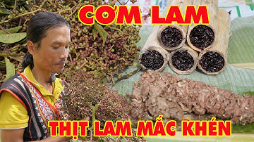 Cơm Lam Nếp Cảm _ Thịt Lam Mắc Khén | Central Highlands rustic food
