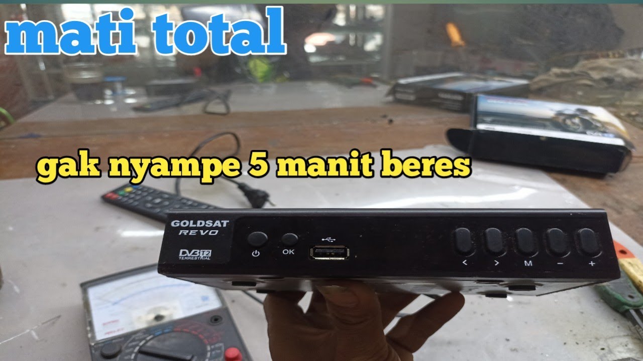 CARA ATASI STB GOLDSAT REVO DVBT2 MATI TOTAL - YouTube