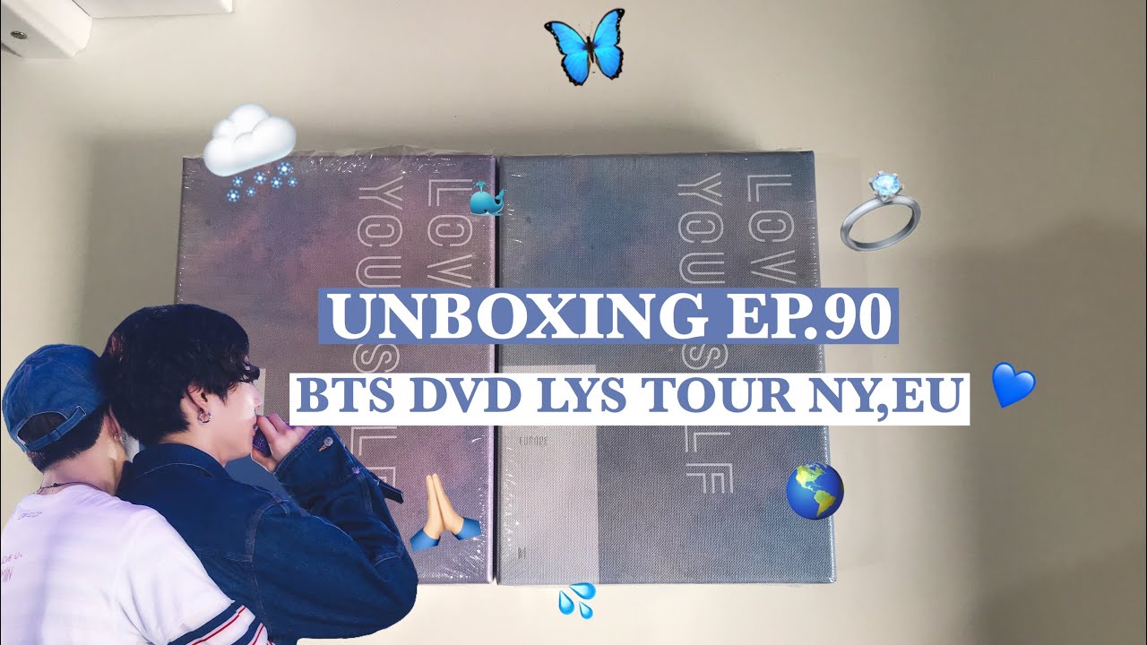 #ติ่งทุบกล่อง🔨 [ UNBOXING EP.90] แกะพัสดุติ่ง BTS LYS DVD NEW YORK,EUROPE 🌎 จะได้การ์ดเมนมั้ยนะ??