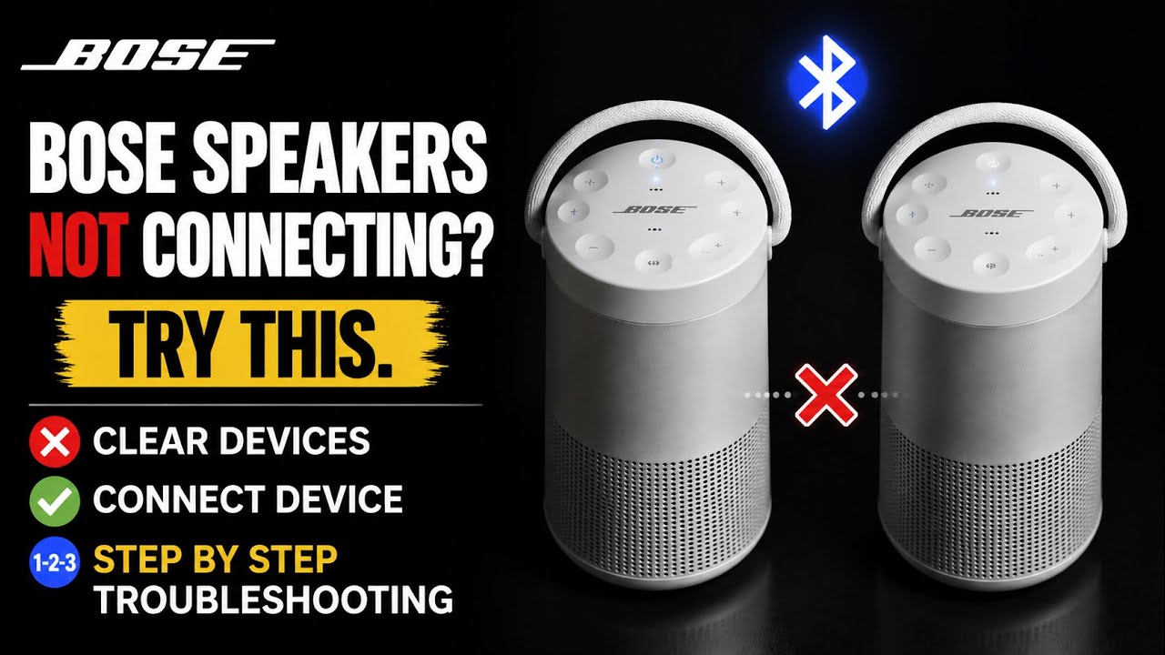 Bose SoundLink Not Connecting? Step-by-Step Fix - YouTube