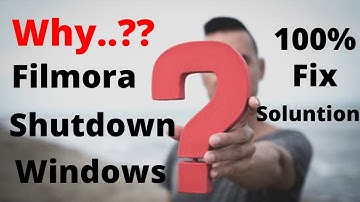 Why Filmora Shutdown Windows | 500% Solution Working with Proof | Wondershare Export Problem Solved