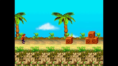 Unfinished Crash Bandicoot 2D Engine (Made in Game Maker: Studio)