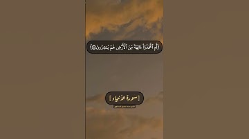 سورة الأنبياء الآية ٢٠ الى ٢٣ بصوت الشيخ محمد صديق المنشاوي