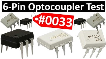 #0033 Electronic Components Testing: How to Test 6-Pin Optocoupler MOC3041 with Multimeter