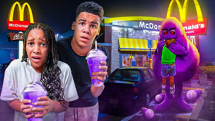 FamousTubeFamily DRINK McDonald's GRIMACE SHAKE