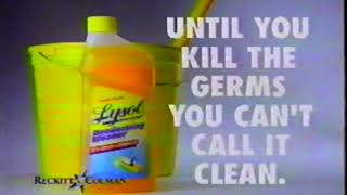 Lysol Commercial From 1996