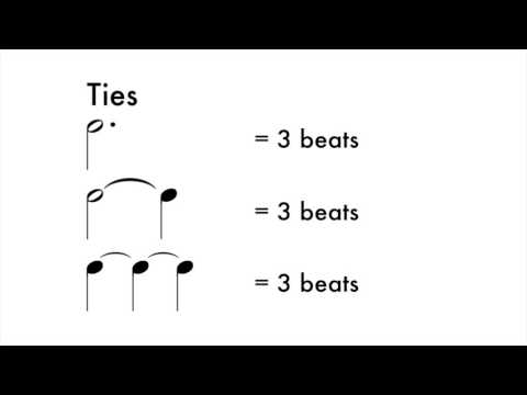 6 - Rhythm - Notes, rests, dots and ties