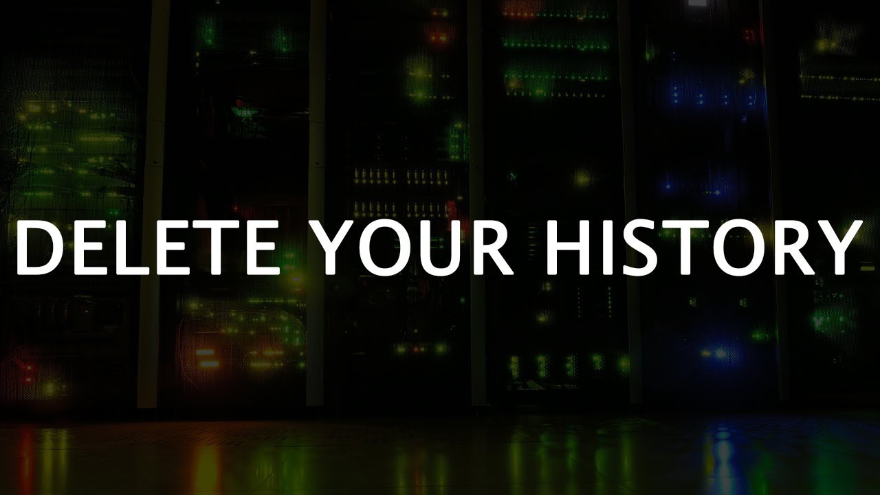 How To Delete Your Search History From Googles Servers - YouTube