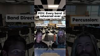 Which section is it in your band room? #banddirector #band #percussion #marvel