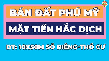 [PHÚ MỸ] MS202 Bán đất hai mặt tiền Hắc Dịch Tóc Tiên   10x50 giá 5,9 tỷ nhiều ưu điểm thị xã Phú Mỹ