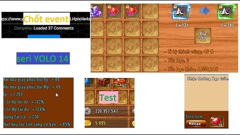 Ăn thử 60 mâm vàng và Ăn 30 viên 8 và seri YOLO đồ 14 và Chốt event | Làng Lá Phiêu Lưu Ký -HTC game