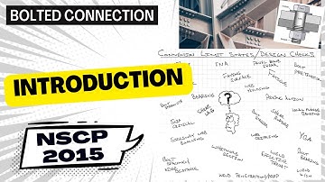 Steel Design ǀ NSCP 2015 ǀ Bolted Connection Part 1: Introduction