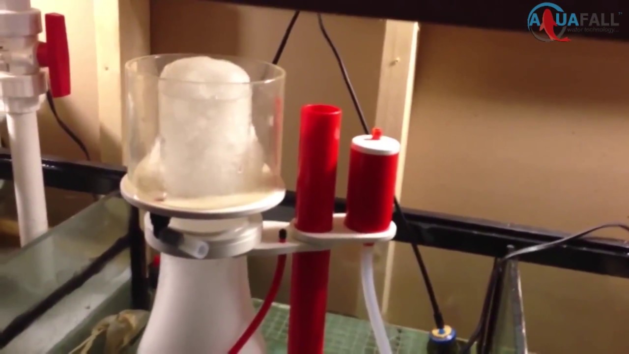Протеиновый скиммер Aquafall Omega GS 150, демонстрация работы
