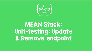 MEAN Stack tutorial for beginners - 11: Unit testing: 