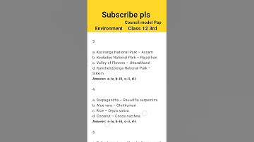Environment Studies Class 12 Semester 3 | West Bengal Council Model Paper with Answers