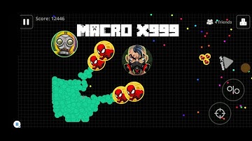 MACRO X999 NO ROOT // NO PARALLEL SPACE // NO GG // X8 SPEED// AGAR.IO MOBILE