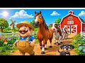 Old MacDonald Had a Farm | toddlers learning videos | english rhymes for babies | Animals song