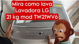 So Wash The Lg 21 Kg Model Tw21wv6