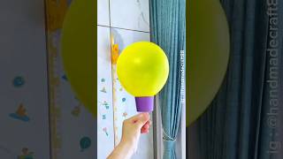 How to make a hot air balloon using a paper cup #shorts #diy #craft #art