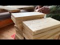Turning Discarded Wood into Art: Crafting a Special Table by a Skilled 60-Year-Old Carpenter