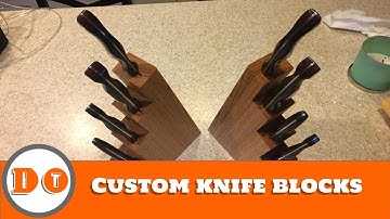How to make a custom knife block