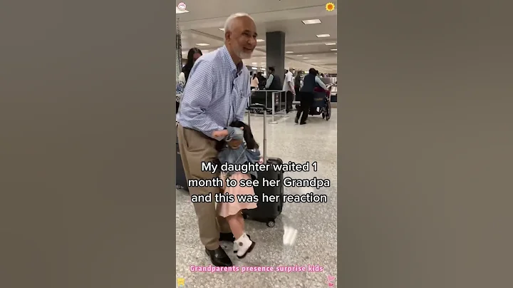 Grandparents presence surprise kids ❤️#grandfathersoftiktok #grandfather