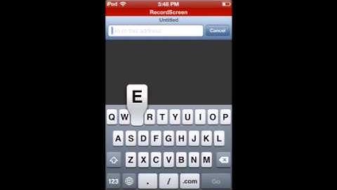 How to record your iPod,iPad & iPhobe screen [[NO JAILBREAK