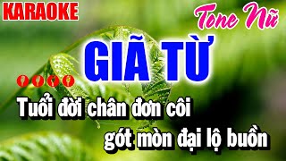 Karaoke Giã Từ Tone Nữ Nhạc Sống Rumba | Organ Thanh Duy