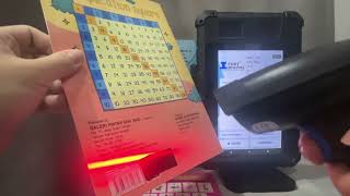 Library Management System : Borrow book by Scanning Book Barcode with Handheld Barcode Reader