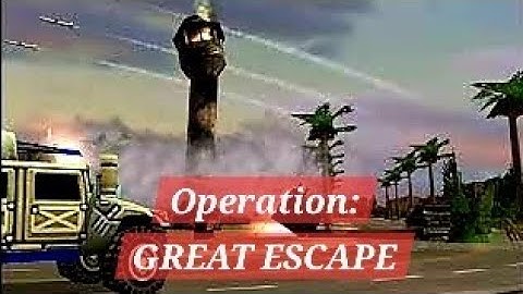 GREAT ESCAPE Flight of Deathstrike Generals Zero Hour Continue
