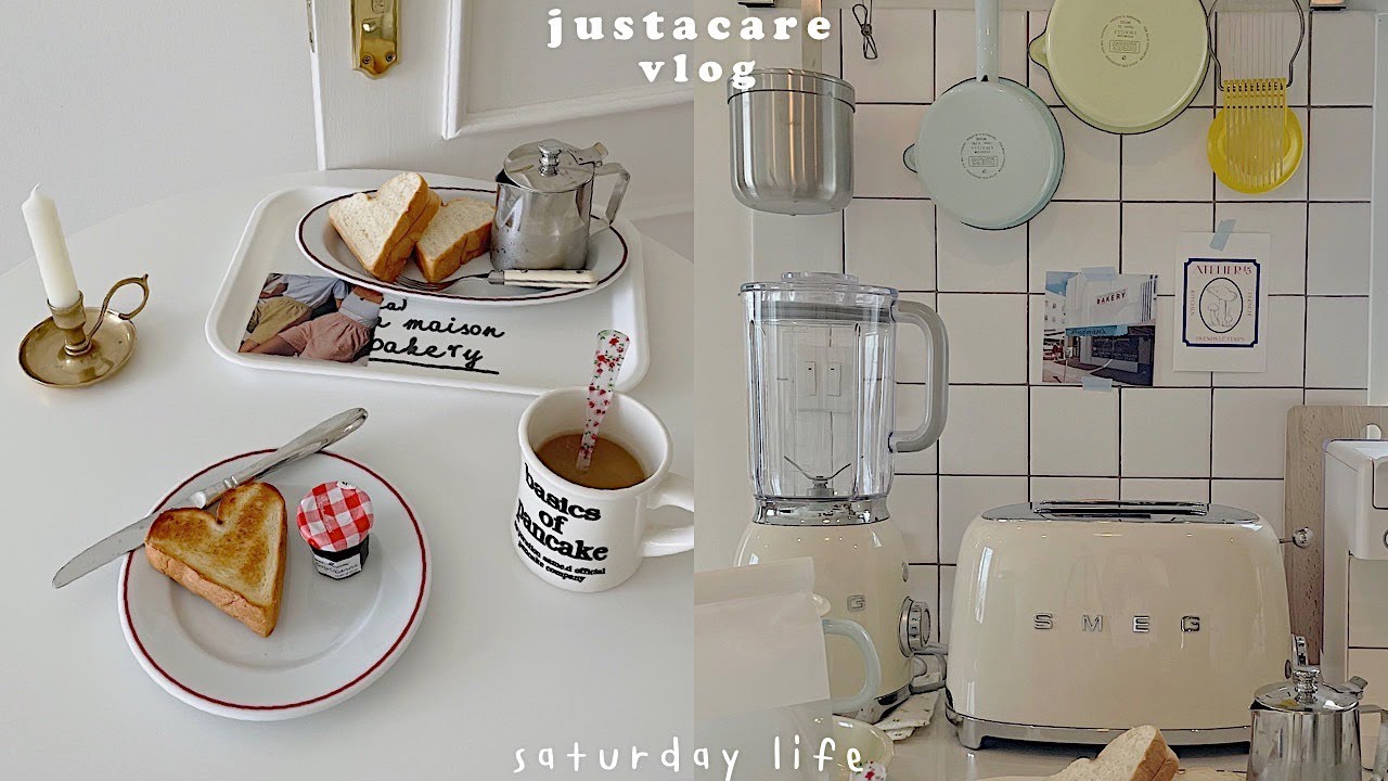 saturday vlog 🍿🥤⁺˚ 🍳 (ENG)⌇unbox เครื่องปิ้งขนมปัง smeg, ไปซุปเปอร์มาเก็ตเกาหลี, ทำ topokki