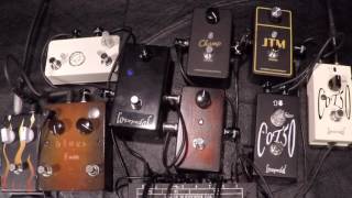 Box of Lovepedals - COT50, JTM, Champ, Burst Boost, Woodrow, Tchula, Blues  Face, Flaming Bitch
