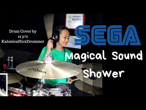 Magical Sound Shower ( SEGA Arcade Game Outrun ) Drum Cover by 12 yo Kalonica Nicx