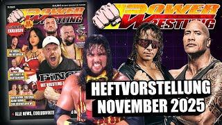Power Wrestling 11/2025 – The Rock im Interview, Bret Hart in Deutschland & FiNCH auf Arena-Tour!