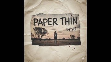 Paper Thin | Official Lyric Video