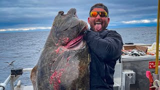 ALASKA HALIBUT FISHING TRIP! MILITARY CHARTER ALL CATCH BIG FISH!