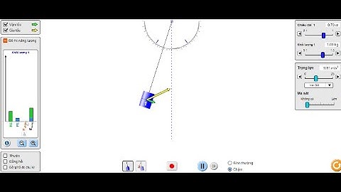 Thí nghiệm khảo sát mối liên hệ giữa véc tơ gia tốc và véc tơ vận tốc của con lắc đơn