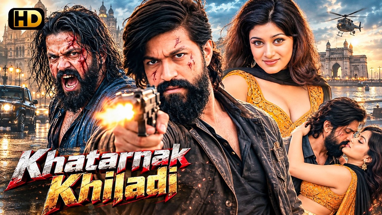 Superstar YASH New Released KHATARNAK KHILADI South Dubbed Hindi Full Movie 4K | Oviya #trending